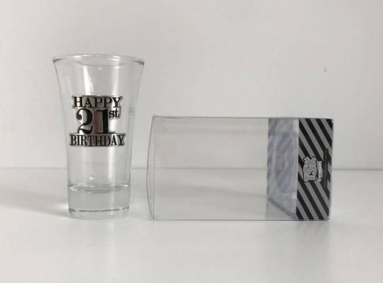 Premium 21st Birthday Shot Glass