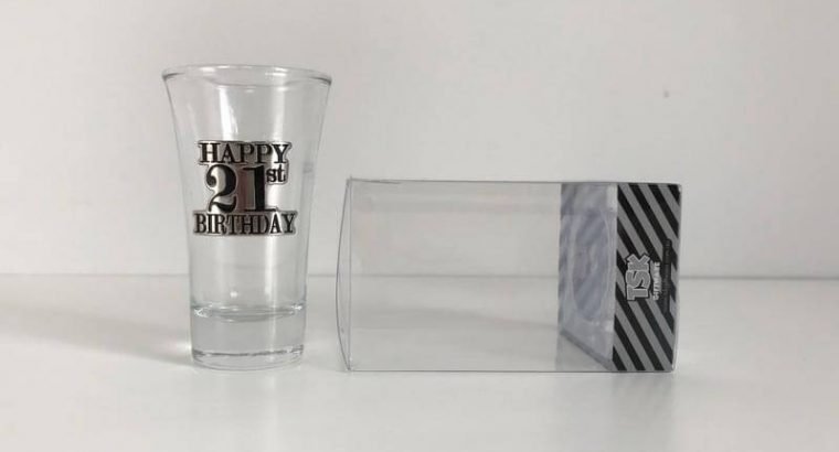 Premium 21st Birthday Shot Glass