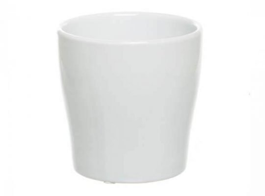 Ceramic Conical Pot White