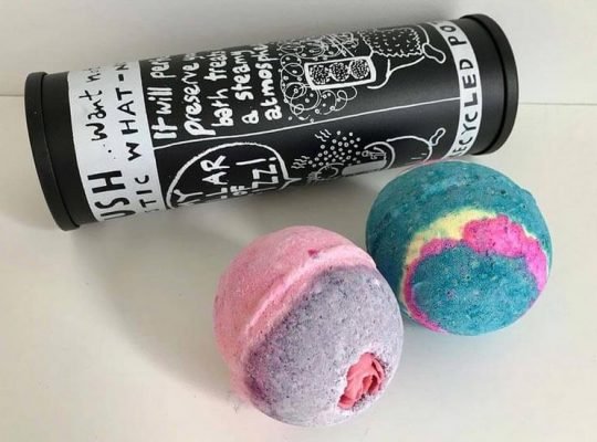 Lush Recycled Tube for Storage