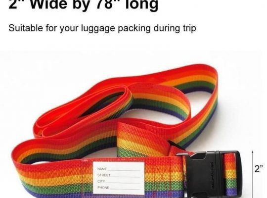 Multi-coloured Luggage Strap 2 m