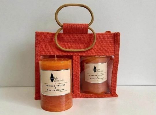 Orange Tropic & Peach Crush Candles in a Bag