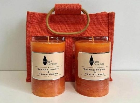 Orange Tropic & Peach Crush Candles in a Bag