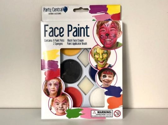 Face Paint Party Accessory Set of 6