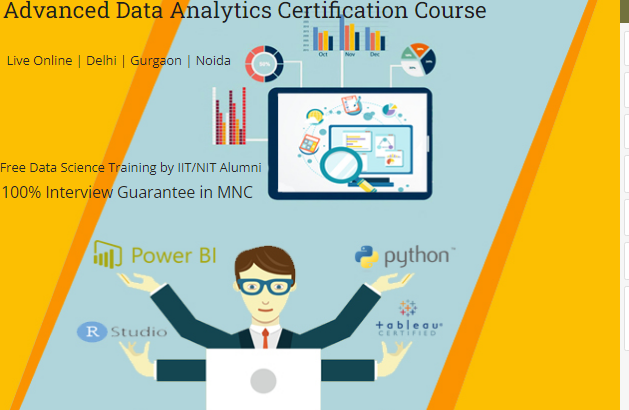 Job Oriented Data Analyst Course in Delhi, 110065.